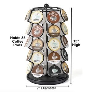 K-Cup Carousel - Holds 35 K-Cups - Black